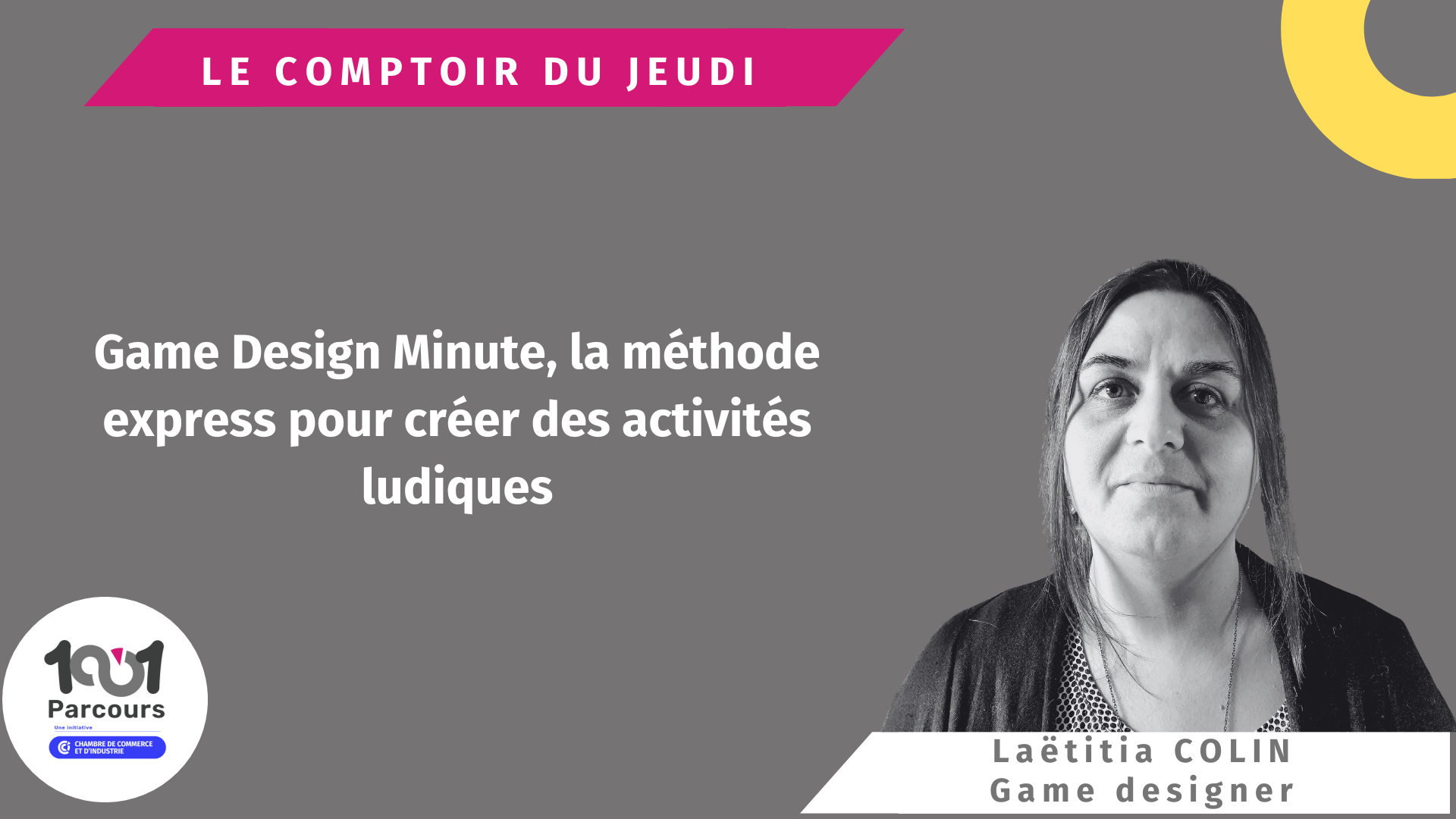 Concevoir une activité pédagogique ludique avec la méthode Game Design Minute